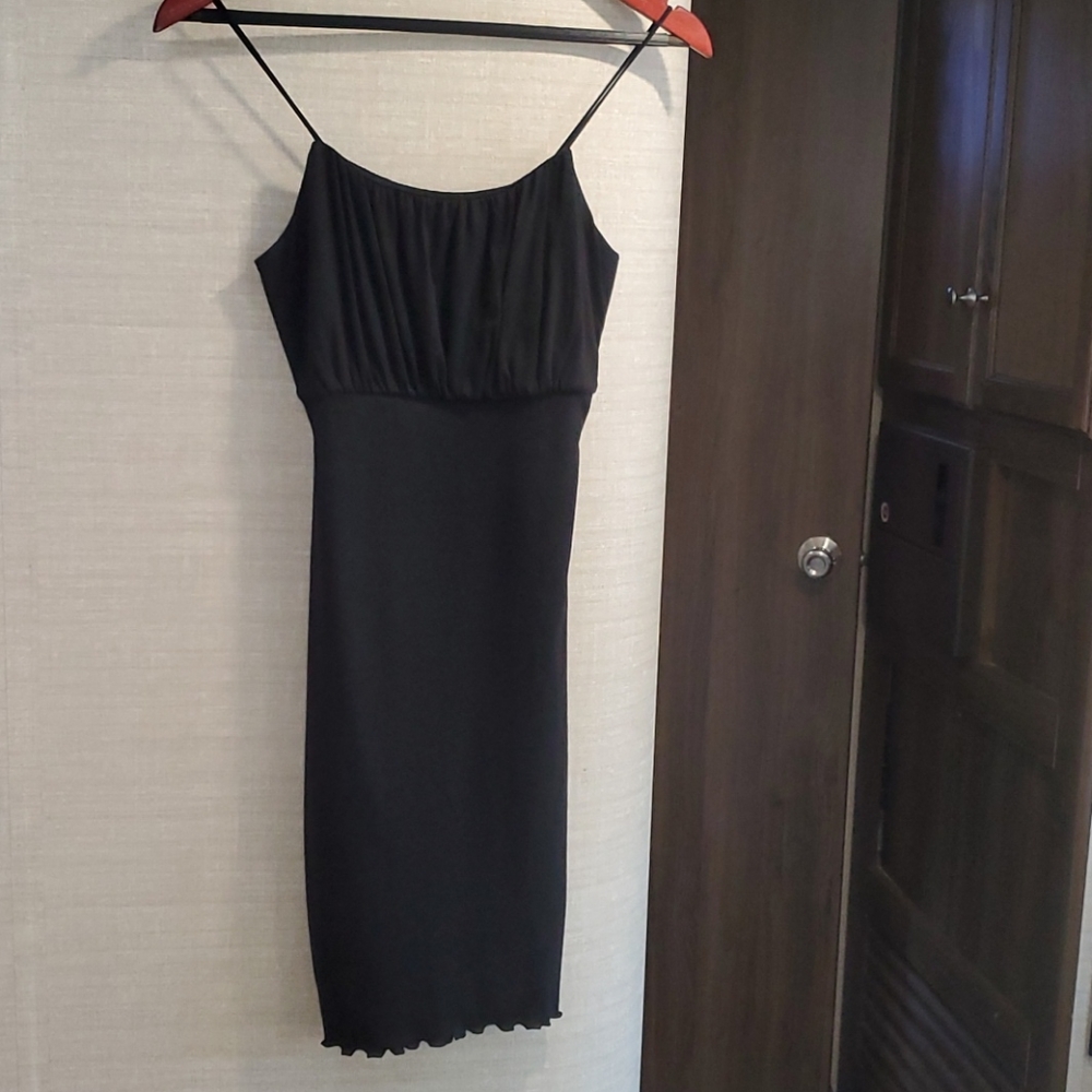 New❤Wild Fable Black Spaghetti Straps Mini Dress sz S